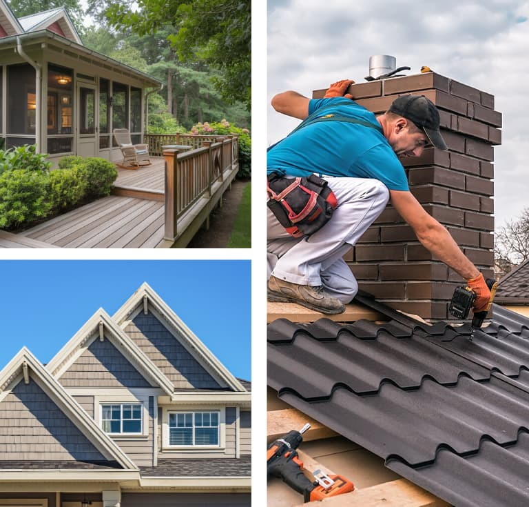 Texas Construction roofing and exterior work project photo